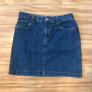 Old Navy Blue Jean Skirt